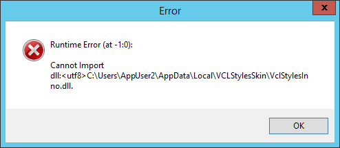 Runtime error